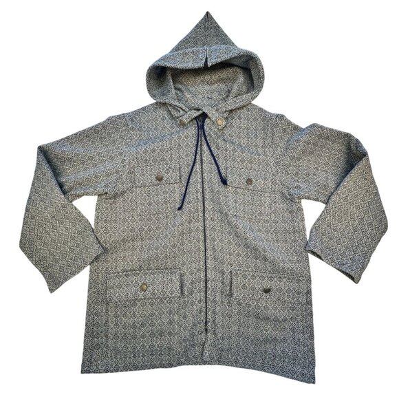 Vintage Handmade One of a Kind Hooded Jacket With Zipper & Multiple Pockets M/L? - Picture 1 of 12